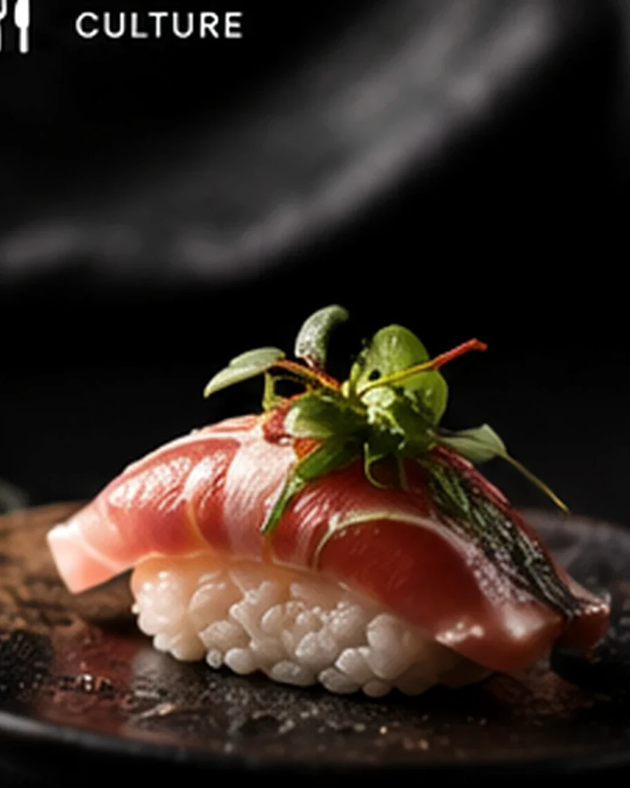Japanese culinary masterclass combining traditional and modern presentation